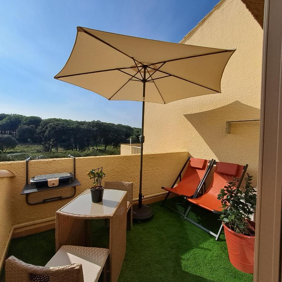 Studio Climatise Cosy Avec Grande Piscine Chauffee Agde Exterior photo
